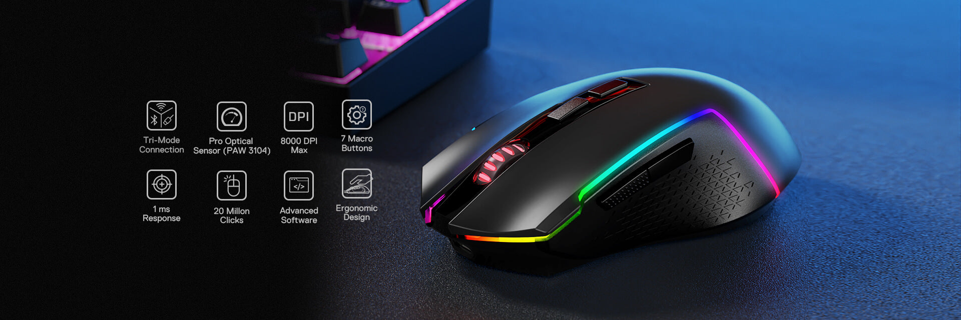 bluetooth gaming mouse