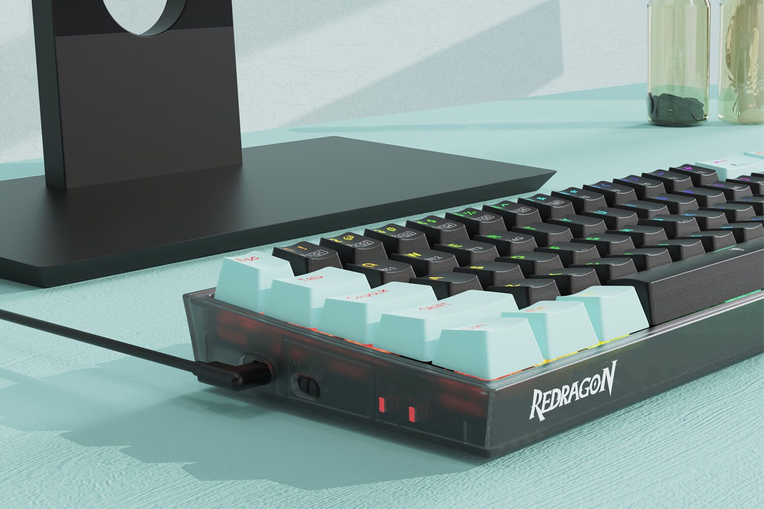 Redragon K631 PRO SE 65% 3-Mode Wireless RGB Gaming Keyboard