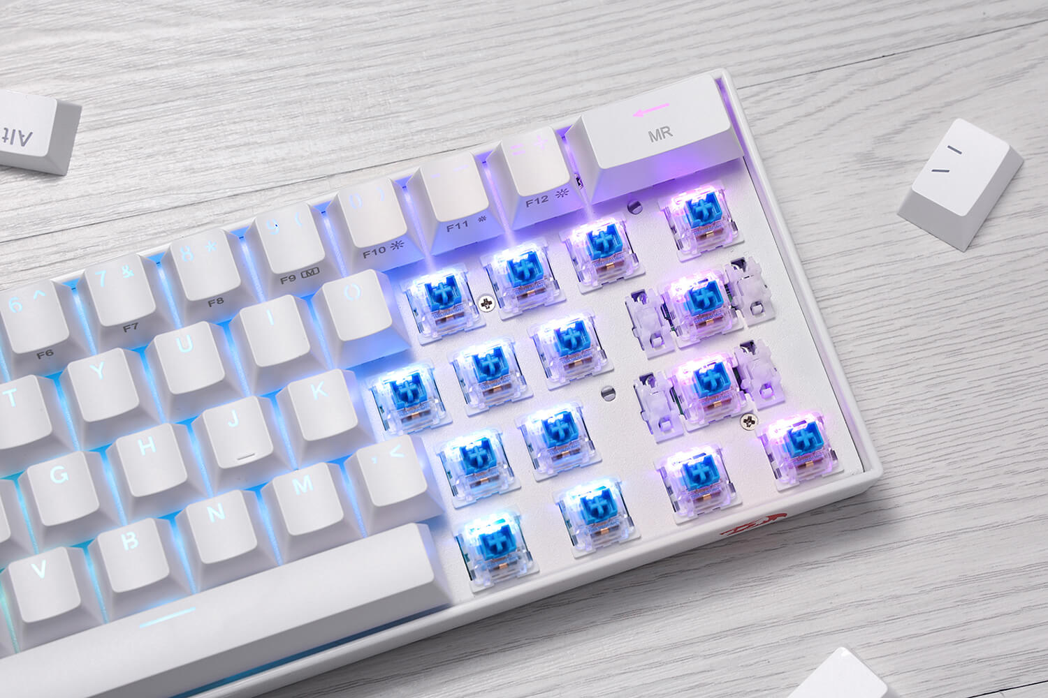60% keyboard layout blue switches