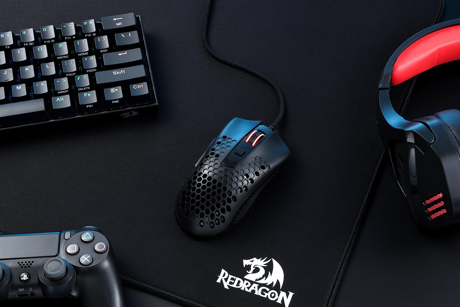 Lightweight Gaming Mouse with Ultralight Honeycomb Shell
