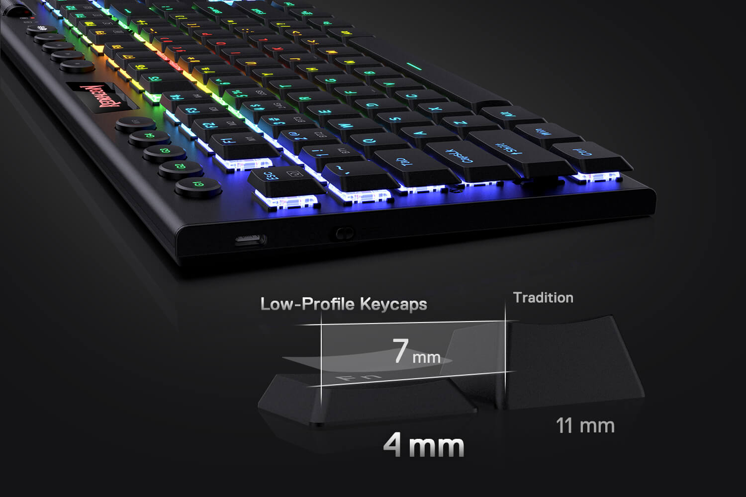 80% TKL Low-Profile keyboard Open-box