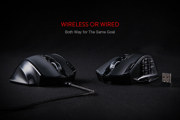 redragon wireless mmo mouse