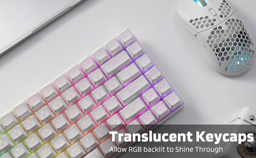 Translucent Backlit Keycaps