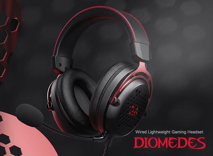 Redragon DIOMEDES H386 7.1 Surround Sound PC Gaming Headset with Mic