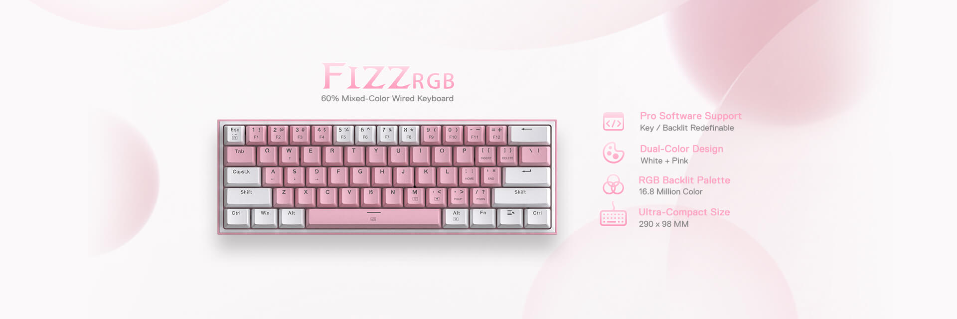 pink 60 keyboard