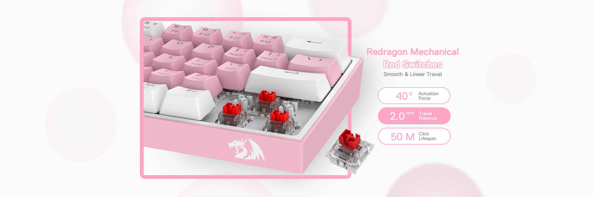 pink and white keyboard