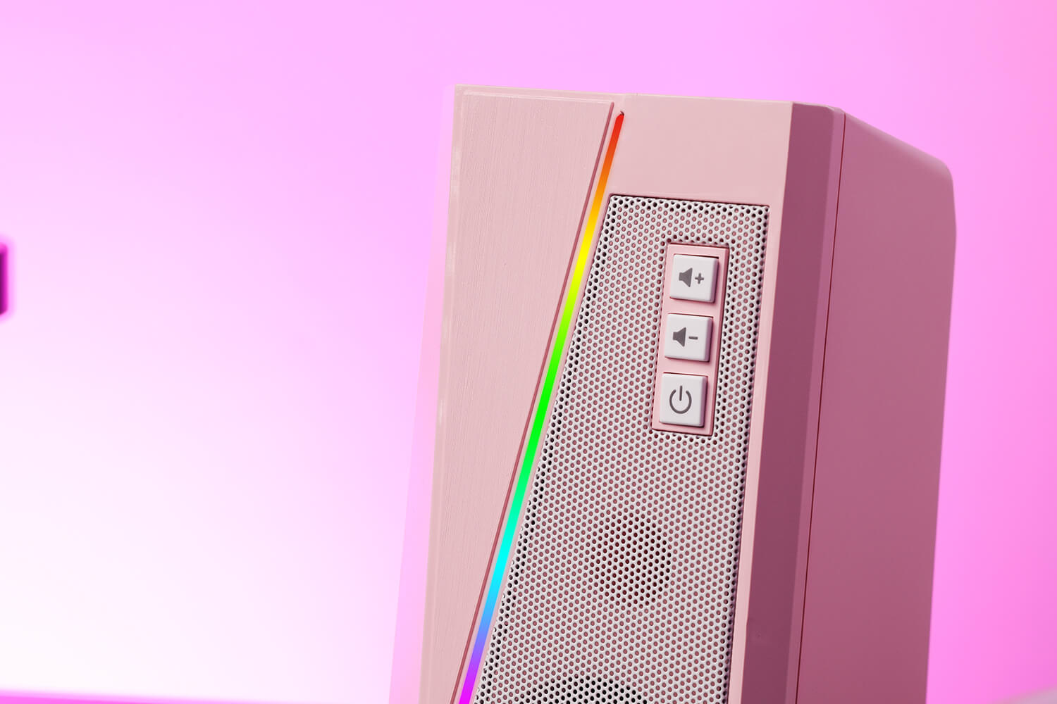 Redragon GS520 RGB pink Desktop Speakers