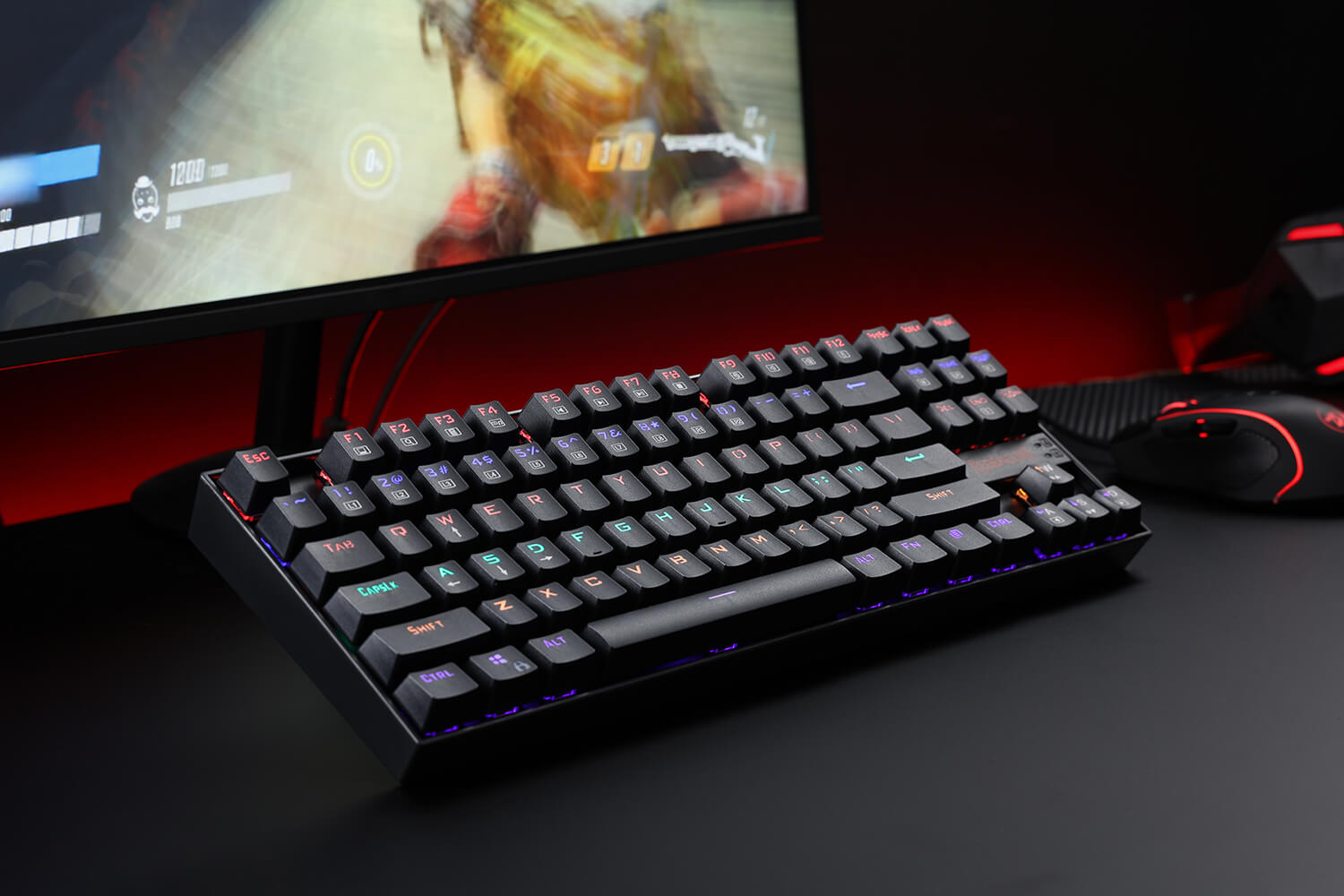 Redragon K552 Mechanical Gaming Keyboard RGB LED Rainbow Backlit Wired Keyboard