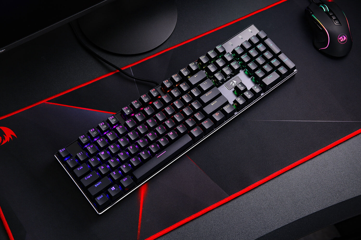 Redragon DEVARAJAS K556 RGB Mechanical Gaming Keyboard | Aluminum