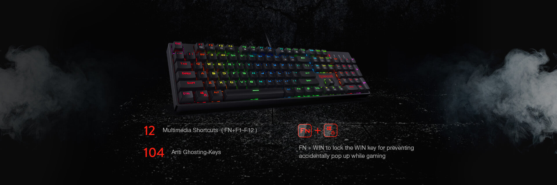 redragon k582 surara gaming keyboard