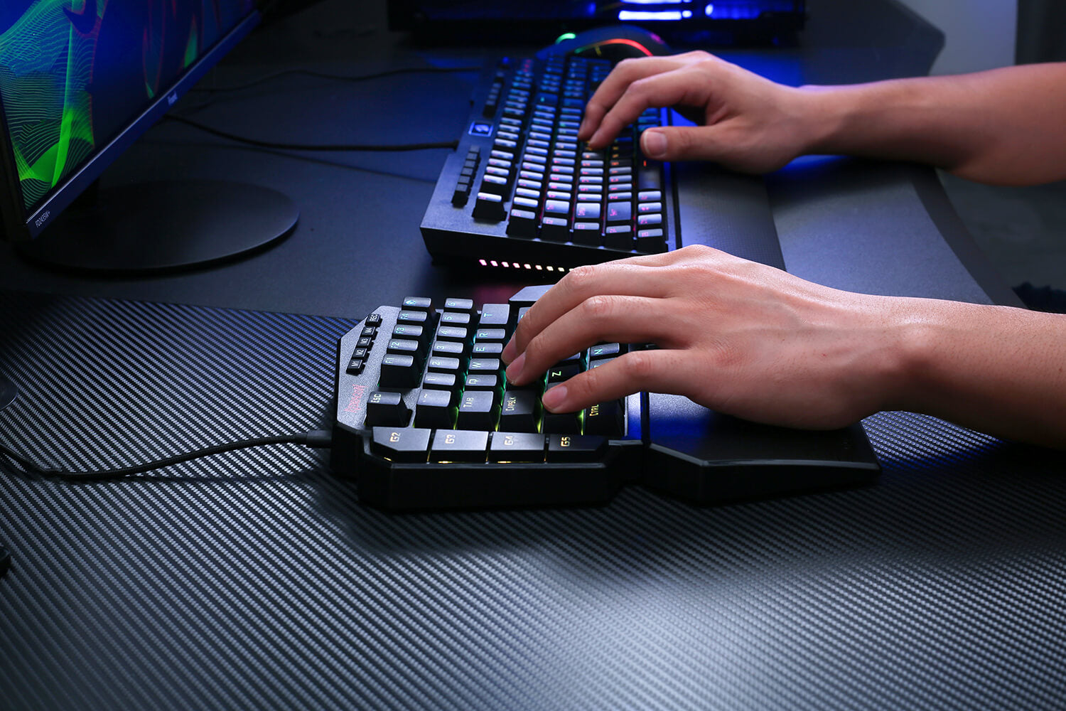 K585 DITI One-Handed RGB Mechanical Gaming Keyboard(Open-box)
