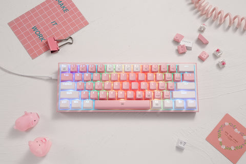 A 60 percent keyboard