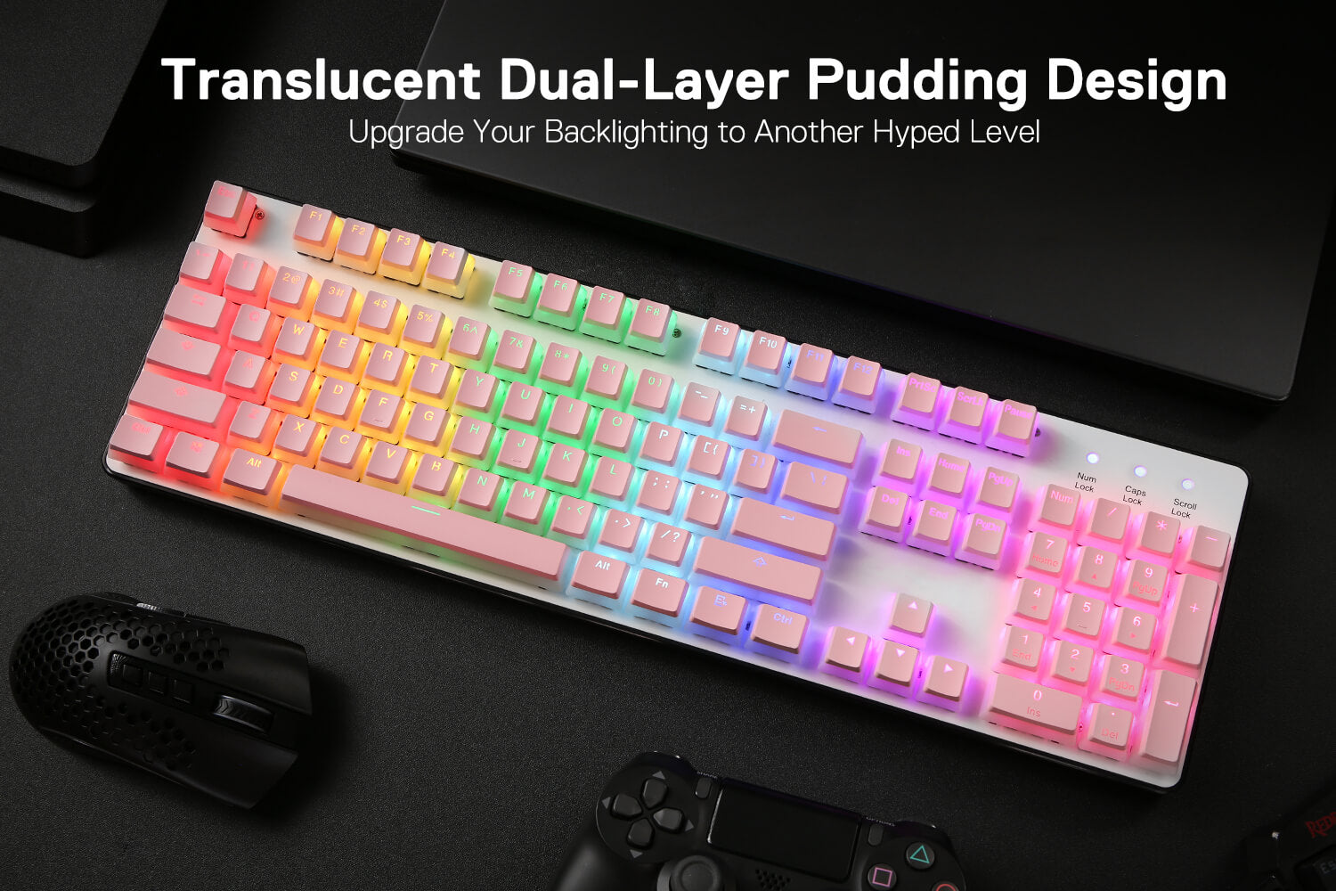 Redragon A130  Pudding Keycaps
