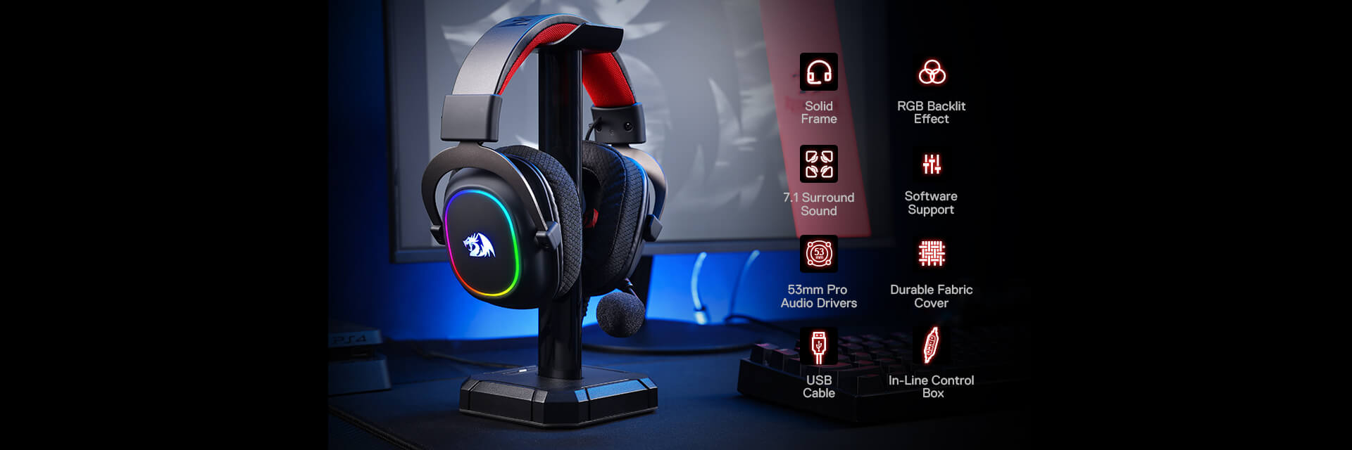 H510 ZEUS-X RGB Wired Gaming Headset