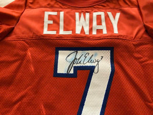 John Elway Autographed Denver Broncos 