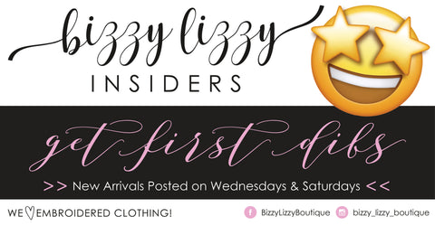 Bizzy Lizzy Boutique Insiders VIP Group Image