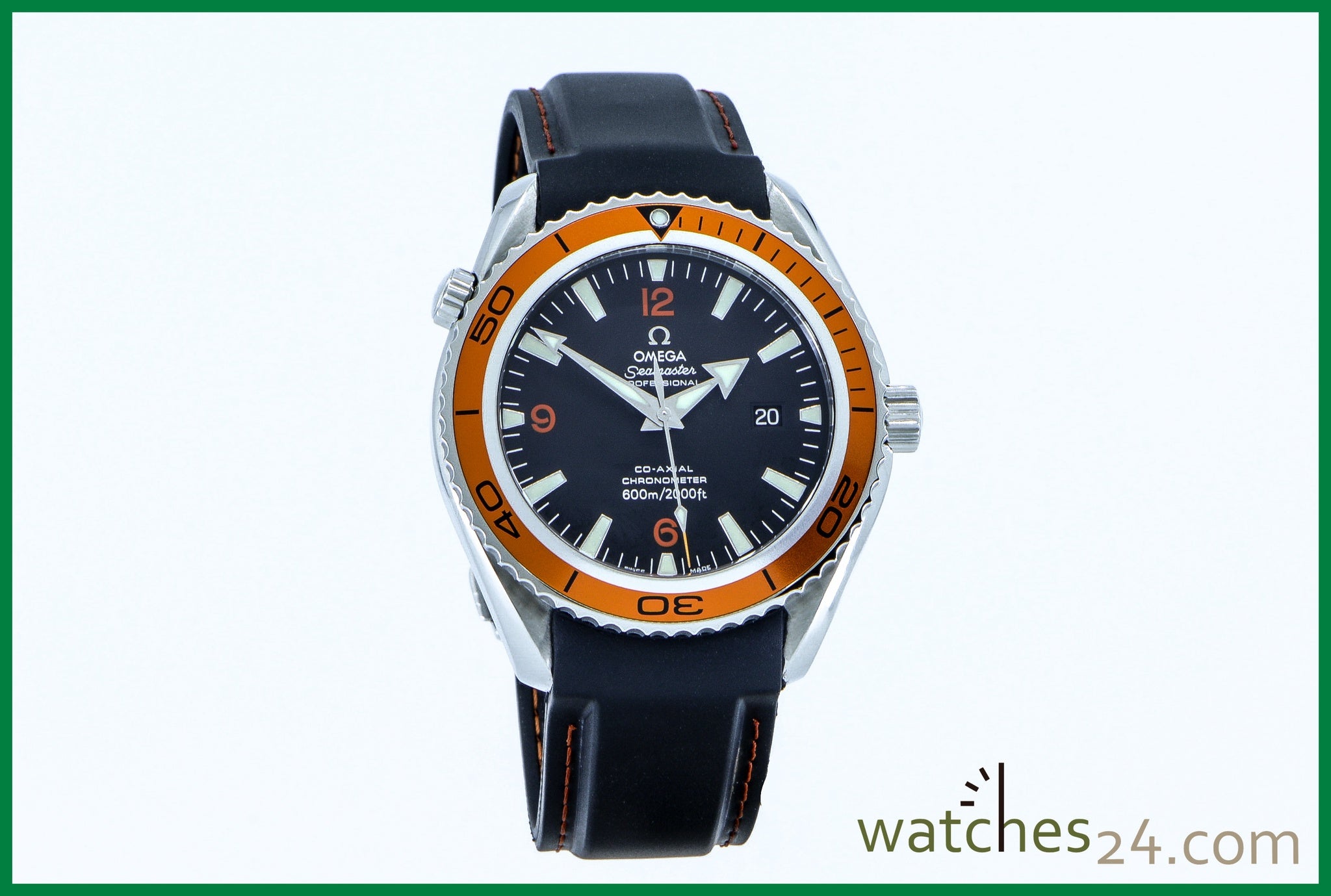 Omega Seamaster Co Axial Planet Ocean 45 5 Orange Professional 600m Watches24 Com