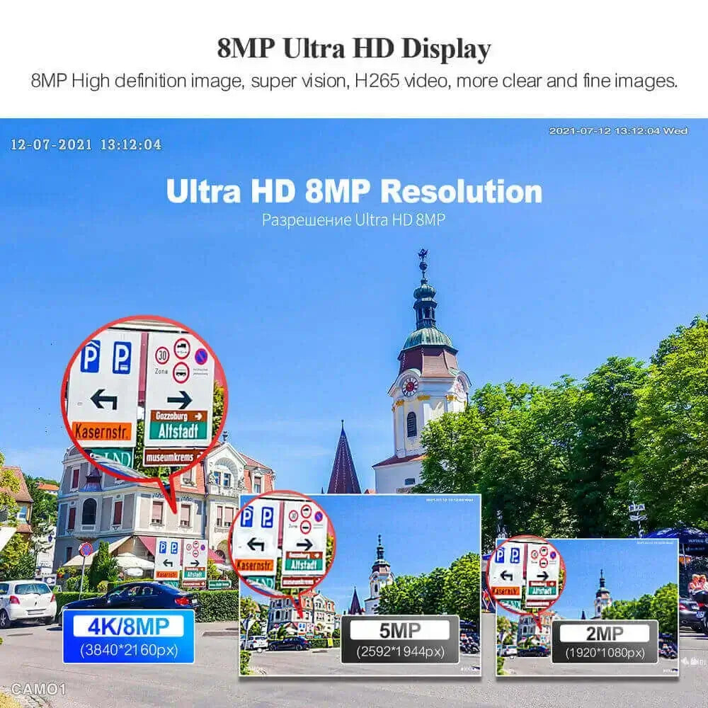 Support 4K/8MP Display