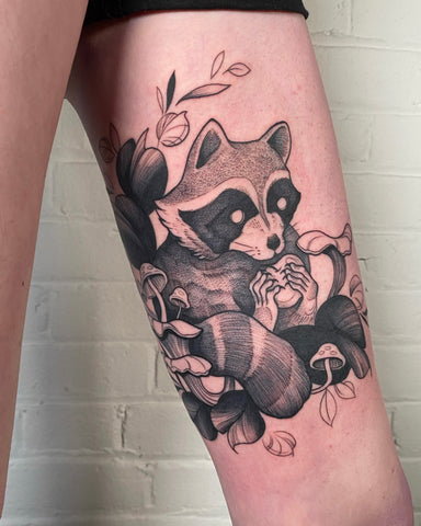 Tattoo designed by floral artist Lu Loram Martin, in Toronto, Canada.