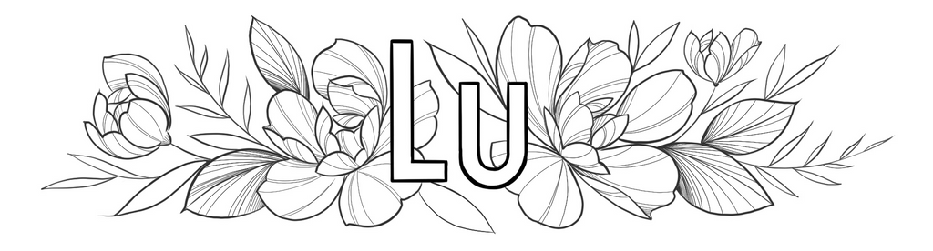 banner  for Lu Loram-Martin, feminine floral tattoo artist in toronto