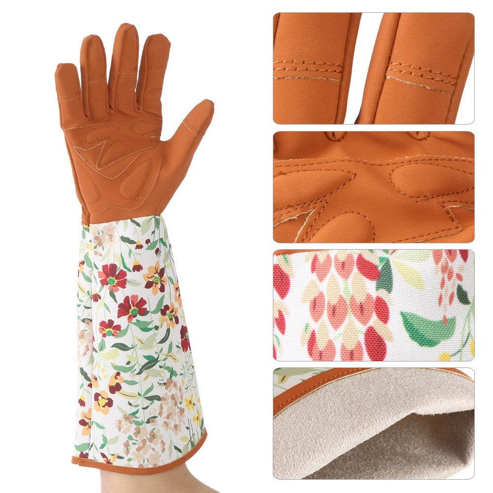 Long Sleeve Gardening Gloves Pro Wisdom Shop