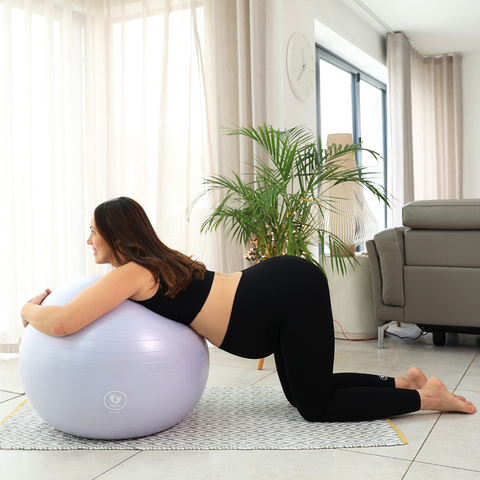 🌟 Easy and Home EXERCISES for PREGNANT WOMEN 🏡 Pilates BALL