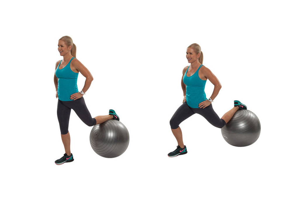 One Leg Ball Lunge