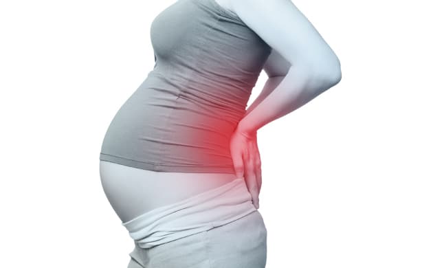 pregnant woman lower back pain