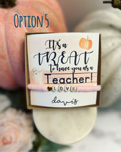 Halloween & Fall Teacher gift! Love bracelet!