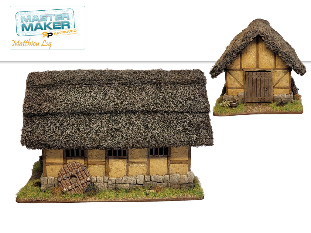 Dark Age House Workshop from Sarissa Precision and converted/painted by Matthieu Lsq