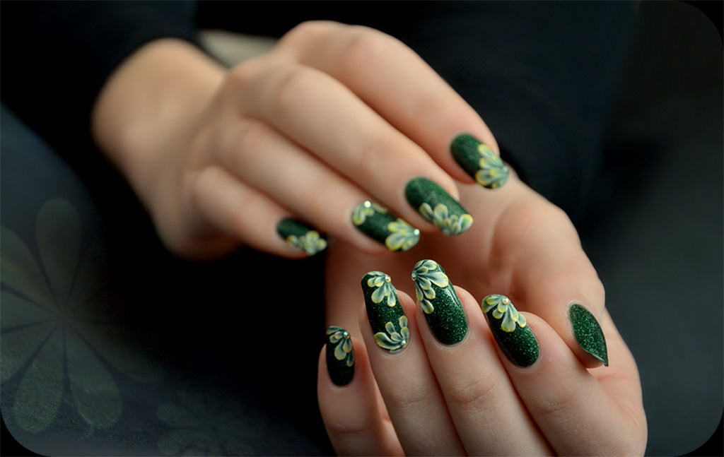 1. Elegant 3D Floral Nail Art - wide 10