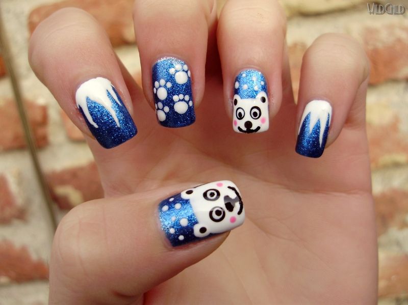 NAIL ART DESIGN: Polar Bear