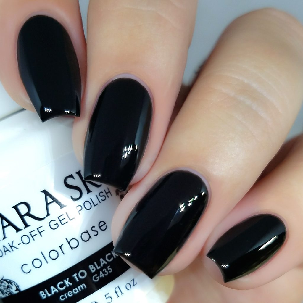 Kiara Sky – Gel & Lacquer Combo – 435 Black to Black
