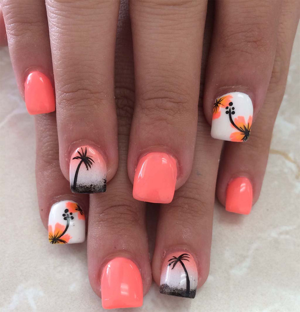 Best Tropical Beach Nail Designs