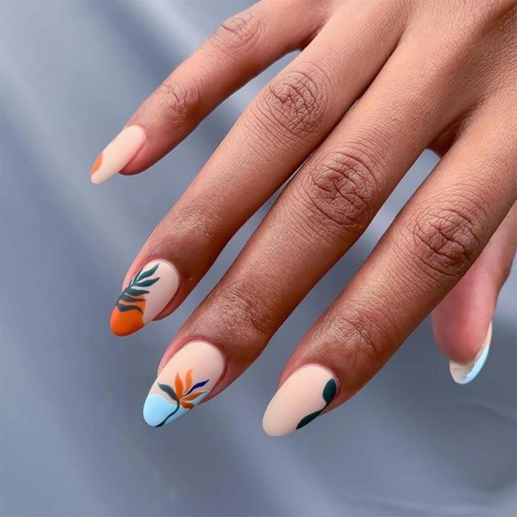 Best Tropical Beach Nail Designs