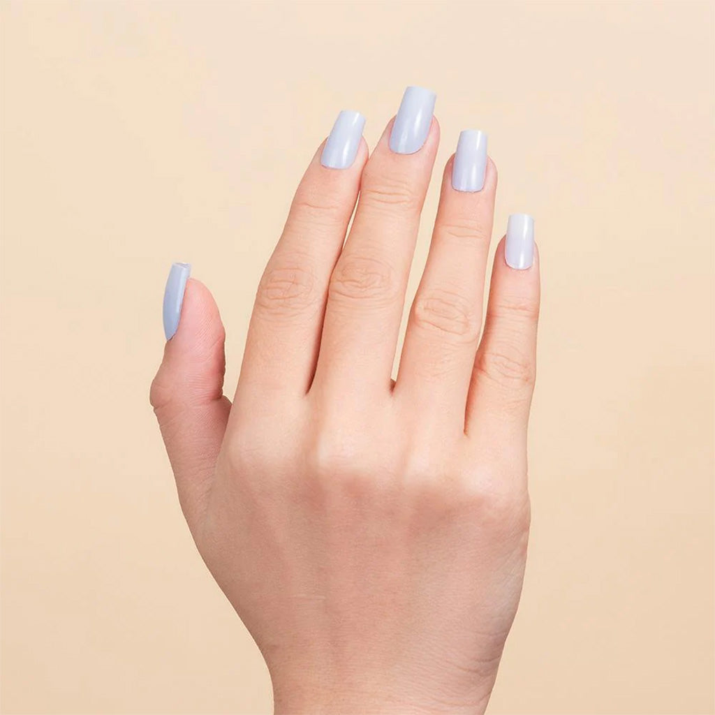 Sweet and Simple Blueberry Milk Nails