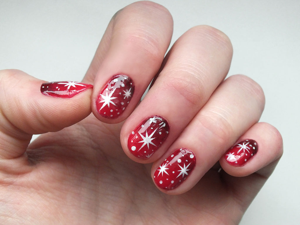 NAIL ART DESIGN: Christmas Star