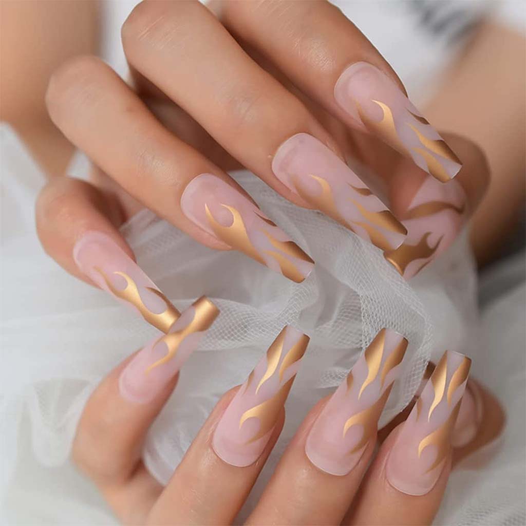 Matte Clear Nails