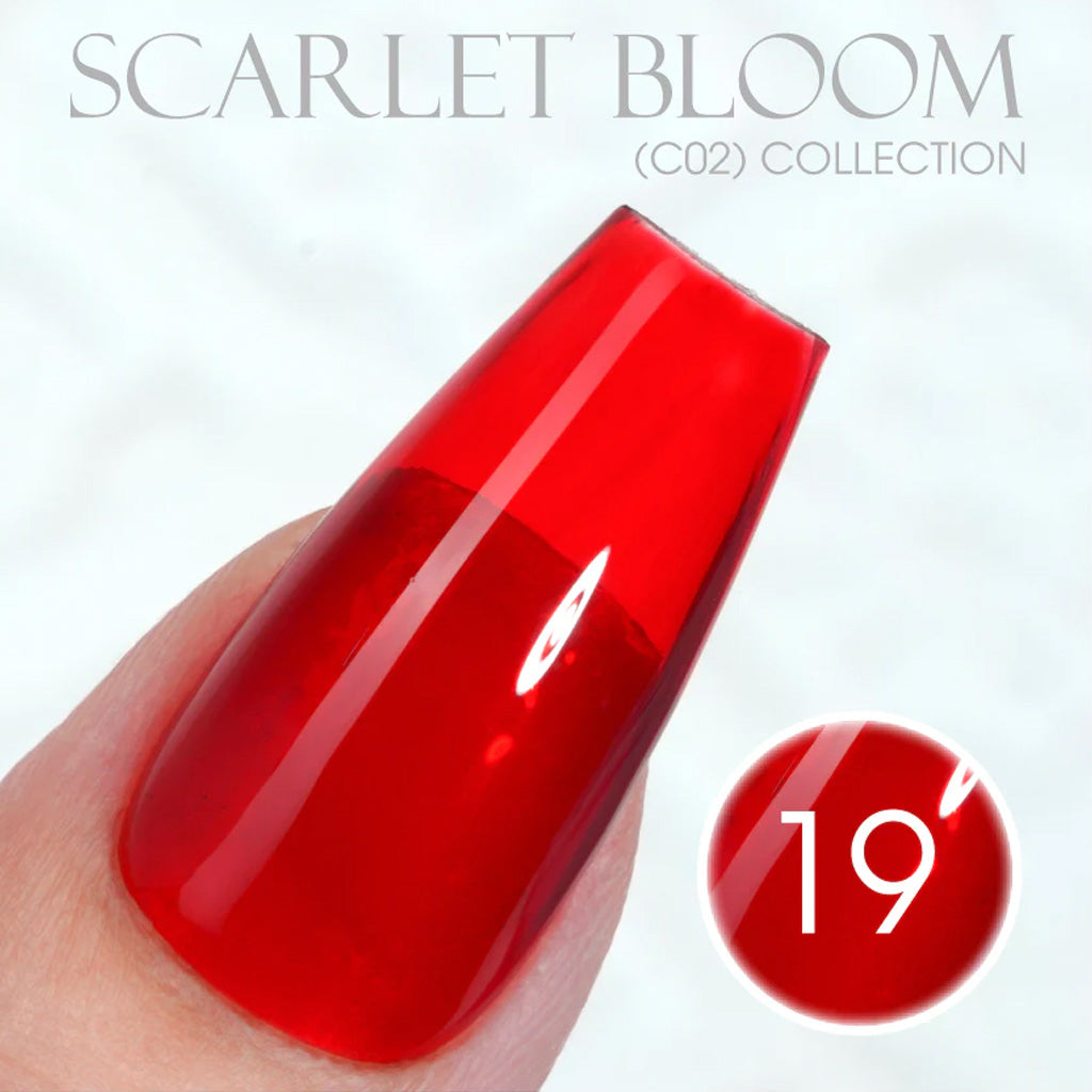 LAVIS C02 - 19 - Gel Polish 0.5 Oz - Scarlet Bloom Collection