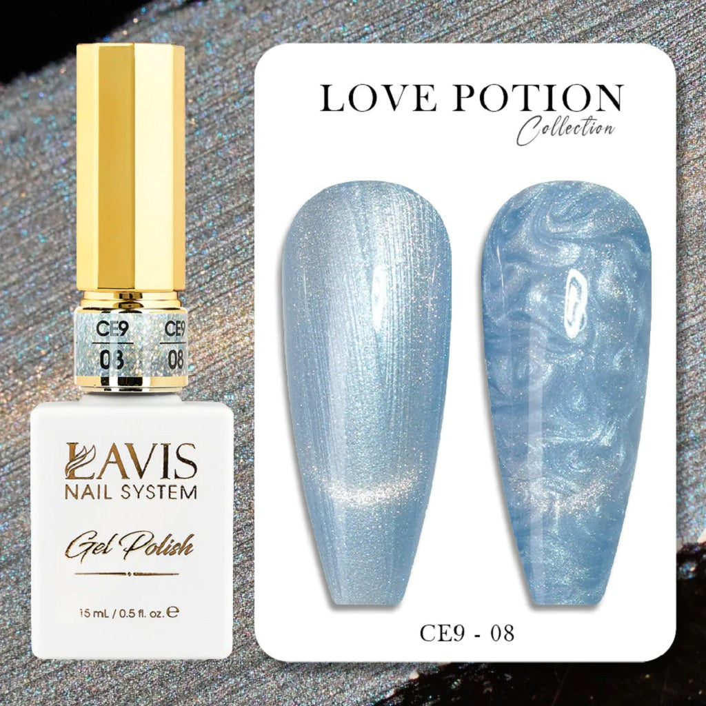 LAVIS Cat Eye CE9 - 08 - Gel Polish 0.5 Oz - LAVIS LOVE POTION COLLECTION