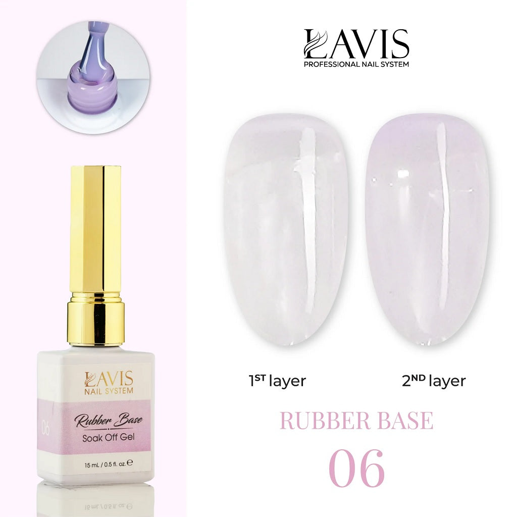 Lavis Gel Polish Rubber Base Collection