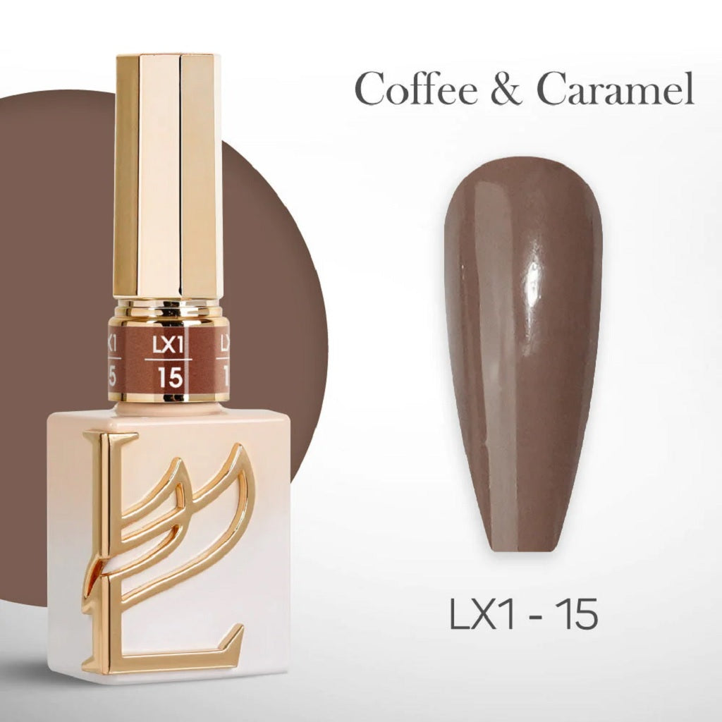 LAVIS LX1 - 15 - Gel Polish 0.5 Oz - Coffee & Caramel Collection