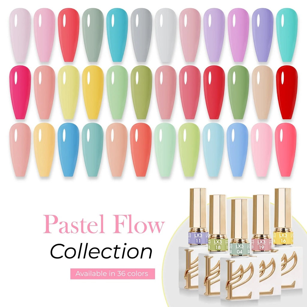 LAVIS LX3 - Gel Polish - Pastel Flow Collection