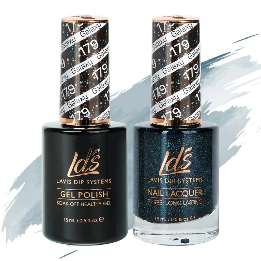 LDS 179 Galaxy - LDS Healthy Gel Polish & Matching Nail Lacquer Duo Set