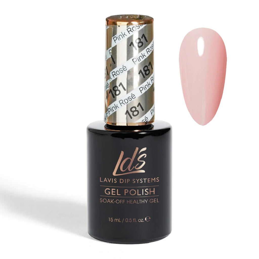 LDS 181 Pink Rose - LDS Gel Polish 0.5oz - Cover Nude Collection