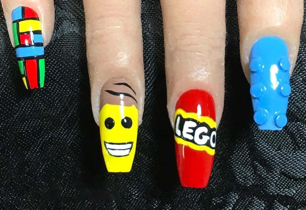 Matte Lego Nails
