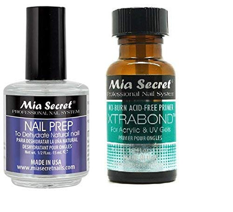 Mia Secret Professional Natural Nail Prep Dehydrate & Xtra Bond Primer