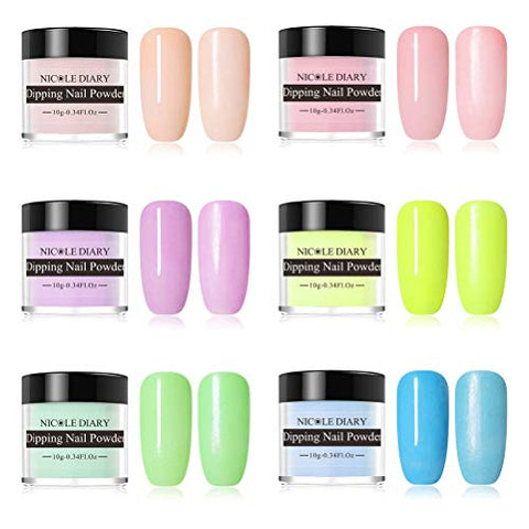 Nicole Diary Acrylic Nail Powder and Liquid Cure Without Lamp