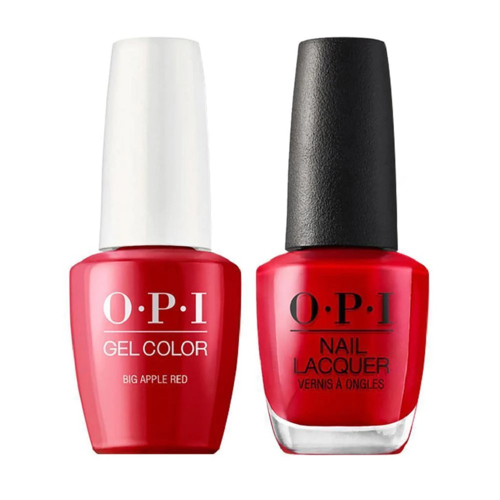 OPI Gel Nail Polish Duo - N25 Big Apple Red - Red Colors