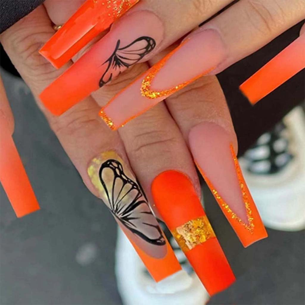 Best Summer Orange Nail Designs to Try 2023